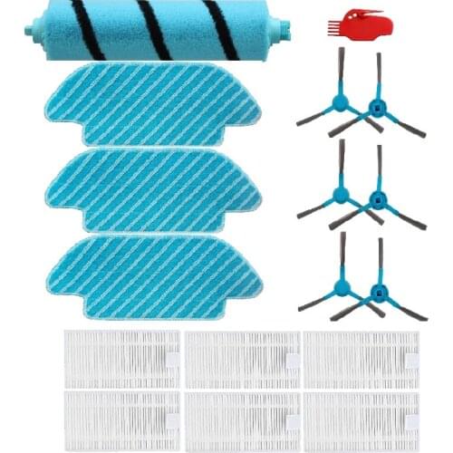 Replacement Parts For Cecotec Conga 4090 Robot Vacuum Cleaner Roller Brush Side Brush Hepa Filter Mop Cleaning Brush