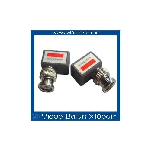 10pair/lot Camera CCTV BNC Passive Video Balun Transceiver Cable, Coaxial Adapter, Free Shipping Dropshipping