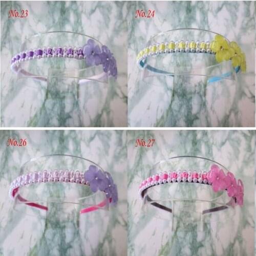 16 pcs BLESSING Good Girl Modern Style Headband Counterfeit Pearl Resin 76No