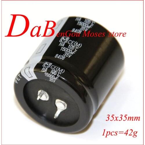 35v 15000uf +/- 20% Capacitance 100% Original New Audio Capacitors Electrolytic Capacitor Radial 35x35mm 2pcs
