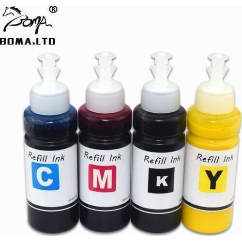 4 Pieces/Set Pigment ink For EPSON T7551 - T7554 Ink Cartridge For Epson WF-8010DW WF8010 WF8090 WF8510 WF8590 Printer