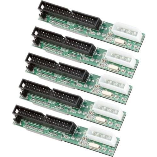 5pcs/lot XT-XINTE Pata IDE to Sata Hard Drive Adapter 3.5 HDD to Serial ATA Convert SATA to PATA 40 Pin Desktop Converter Card