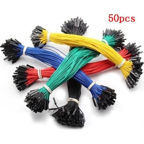 50pcs 10CM/20CM/30CM Dupont Cable Wire Male to Male+Female to Male + Female to Female Dupont Line 1P-1P 2.54MM Wire Connector