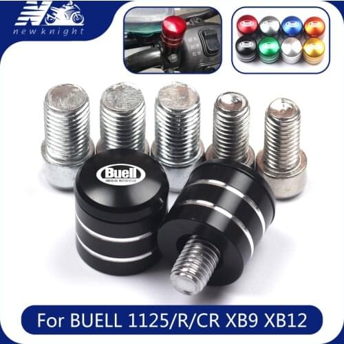 For BUELL 1125/R/CR XB9 XB12 All Year Motorcycle CNC Aluminum Rearview Handlebar Mirror Bolt Screws Mount Adapter Accessories