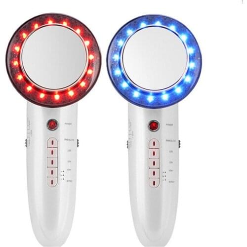 Hot Sale 6 In 1 EMS 1MHz Photon Ultrasonic Cavitation Fat Burn Cellulite Wrinkle Reduction Face And Body Slimming Beauty Machine