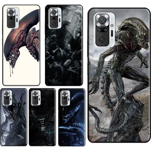 Alien Horror Case For Xiaomi Redmi Note 9 Pro 7 8 8T 9S Note 10 Pro Cover For Redmi 9 9T 9C 9A 8A 7A