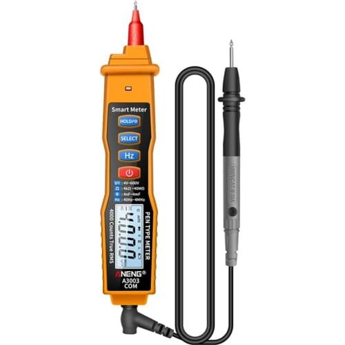 ANENG A3003 Digital Multimeter Pen Type Meter 4000 Counts Non Contact AC/DC Voltage Resistance Capacitance Hz Tester Tool