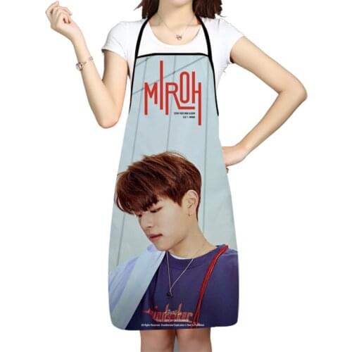 KPOP Stray Kids Seungmin Apron Kitchen Aprons For Women Men Bibs Household Cleaning Pinafore Home Cooking Apron For Manicure