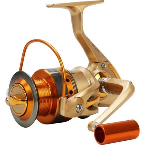 HF Spinning Fishing Reel Casting Carp Reel 12BB Series 500-9000 Metal Spool Lightweight Reels for Freshwater Sea Fishing