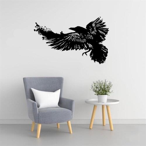Winged Birds Wall Decal Animal Wall StickerRevocable Home Decor For Bedroom Living Room Vinyl Mural DW11241