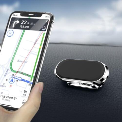 Magnetic Car Phone Holder 360 Degree Rotating Anti-slip Bracket For iPhone 12 11 Mobile phone Hold Clip For Phone In Car Bracket