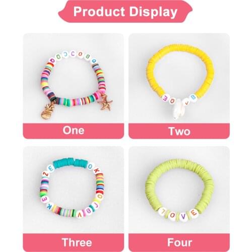 6mm Jewellery Making Kit Findings Handmade DIY Beading Crafting Heishi Beads