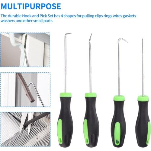 2021 New Hot Sale 4 Pcs Car Auto Vehicle Oil Seal Screwdrivers Set O-Ring Seal Gasket Puller Remover Pick Hooks Tools Wholesale