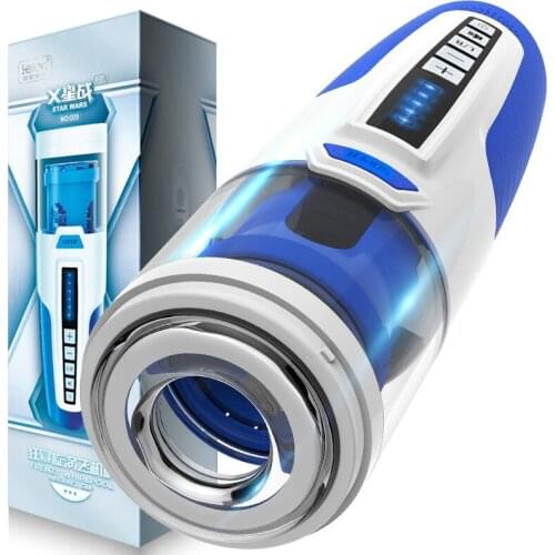 Sex Masturbation Piston Automatic Telescopic Rotation Male Masturbator Artificial Real Vaginal Lick Oral Sex Toys For Men