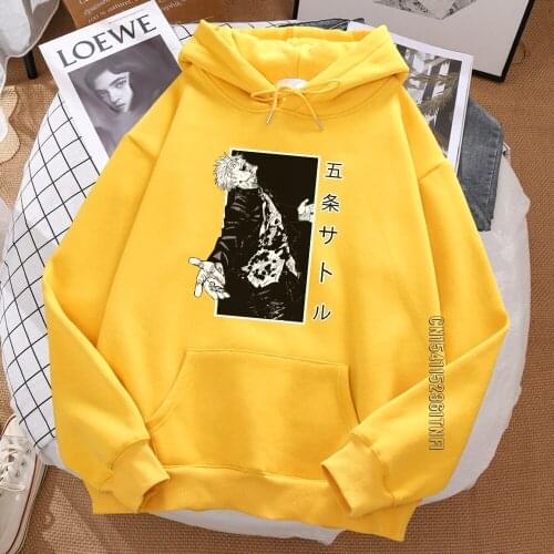 Japan Anime Cool Jujutsu Kaisen Woman Streetwear Hip Hop Vintage Hooded Harajuku Hoodie Trendy Loose Women Hoodies Printed