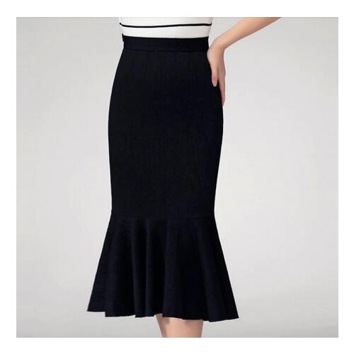 Customize women Summer Retro Vintage big Plus Size XXS-8XL office skirt Short Mermaid Fishtail Midi Skirts Saias Femininas Jupe