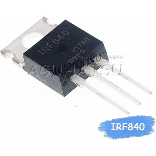 10pcs IRF840 TO-220 IRF840PBF TO220 MOSFET N-channel 8A 500V New Original