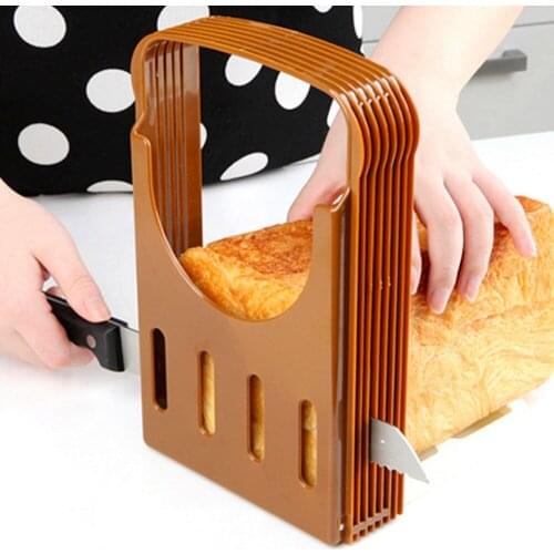 15/20/24/30mm Toast Bread Slicer Foldable Plastic Bread Knife Baking and Pastry Tools Baking Knife Kitchen Bar Supplies