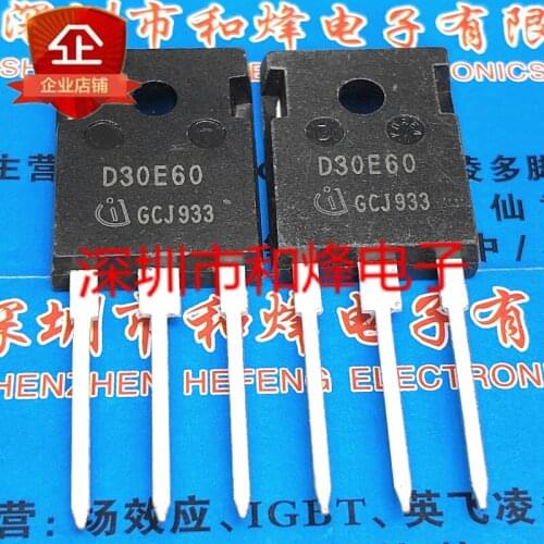 5 Pieces) D30E60 IDW30E60 / FCH104N60F 104N60F 600V 37A / 6R075A IPW60R075CP 650V 39A / IKW40N65WR5 K40EWR5 650V 40A TO-247