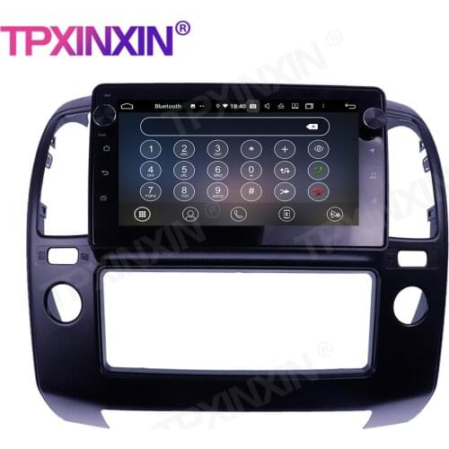 For Nissan Navara 2006-2012 Android 10.0 4+128G GPS Car Multimedia Tesla Player Headunit Audio Radio Navigtion Tape Recorder IPS