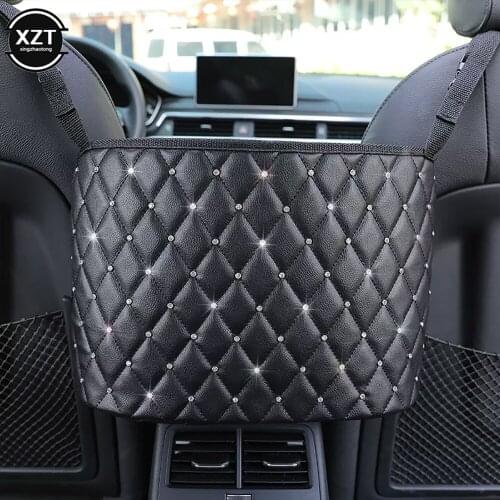 Car Rear Seat Back Hanging Nets Pocket Storage Bag Trunk Bag Organizer Auto Stowing Tidying Interior Accessories
