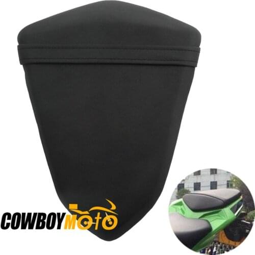 Motorcycle Rear Seat Cover Cushion Rear Pillion Passenger Black Seat Pad For Kawasaki Ninja 300 EX300 2013 2014 13 14