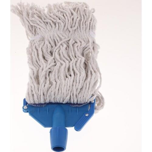 Mop Head Holder Clip Bracket Wax Plastic Replacement Connector Socket Blue