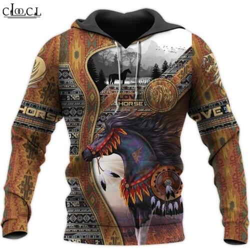 HX Newest Popular Love Horse 3D Print Men Women Hoodies Sweatshirt Streetwear Zip Pullover Casual Tracksuits Drop Shipping