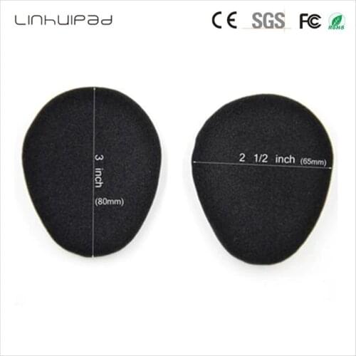 Linhuipad Infrared Wireless Headphone Foam Ear Cushion 80mm Earpads 5pairs/lot For Audiovox IR1CFF Headphonesfree shipping