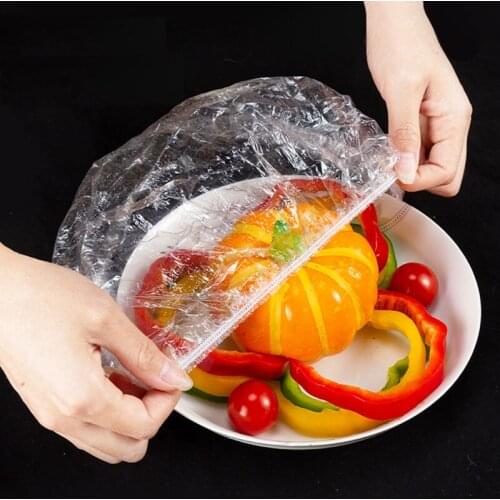 Reusable Durable Food Storage Covers for Bowls Elastic Plate Silicone Lid Covers Vacuum Bags For Kitchen Food Fresh Seal 100pcs