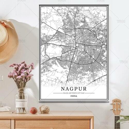 NANTUCKET USA Black and White Map Poster Map print MapPoster Picture Home Decor Wall Pictures