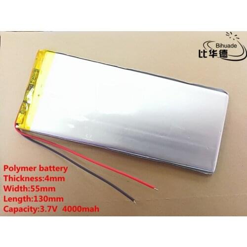 Polymer lithium batteries 3.7V 4000mAh 4055130 For Rechargeable Li-ion Cell 7 inch 8 inch 9inch
