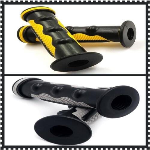Aftermarket free shipping motorcycle parts 22mm 7/8" Rubber Handlebar End Hand Grips For Harle Motorcycle ATV Dirt Bike