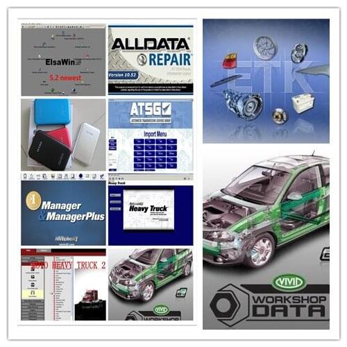 All Data Repair Software Alldata 10.53 Moto Heavy Truck External Hdd 1TB 49IN1