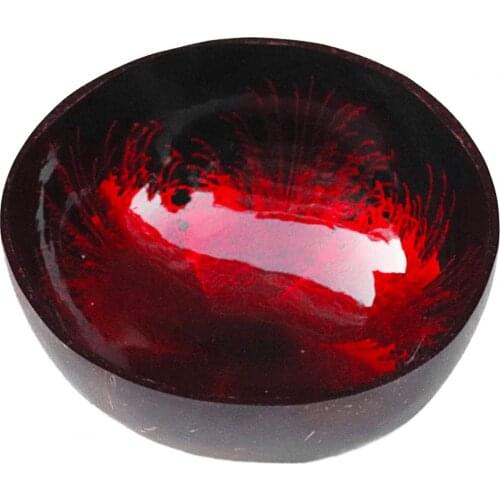 Key Storage Tray Coconut Bowl Shell Home Decoration Salad Container Handicraft