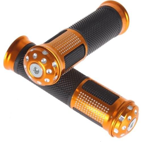 Universal rubber motorcycle handle porous CNC handle slip sleeve