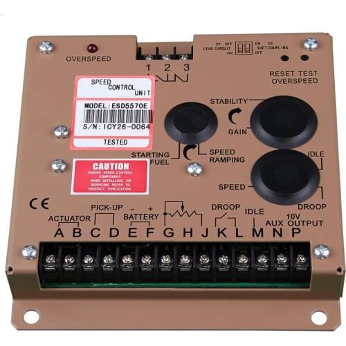 Generator Set Parts Diesel Engine Speed Control Unit ESD5570E Engine Governor Controller for Diesel Generator