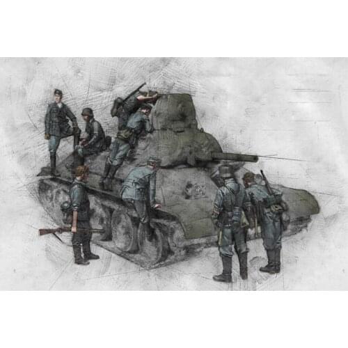 1/35 Resin Model Figure GK, Unassembled and unpainted kit