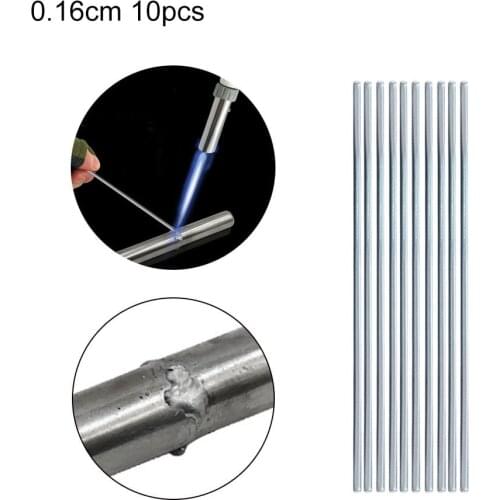 10PC Aluminum Welding Rods Low Temperature Easy Melt Weld Bars Cored Wire Rod Solder Soldering Aluminum No Need Solder Powder