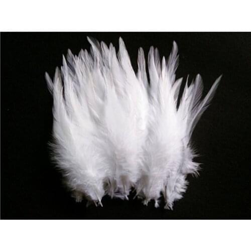 17 colors High uality white and stained 20 pc rooster feathers, 4-6 "/ 10-15cmDIY Clothing, handicrafts, jewelry and other acc