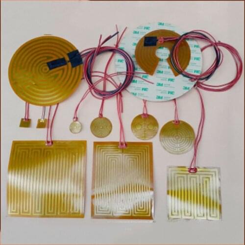 24V 100W element heating Print PI film polyimide heater heat rubber electric flexible oil heated bad heating pad Industrial Heat