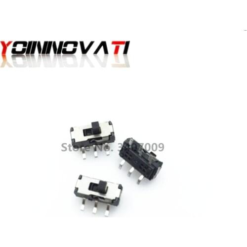 500 Pcs MSS22D18 MINI Miniature SMD Slide Switch 2P2T 6Pin for DIY Electronic Accessories