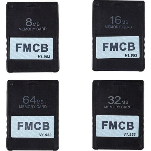 8MB/16MB/32MB/64MB Memory Card for Sony PS2 Game Console Free McBoot FMCB v1.953 Data Storage Memory Card