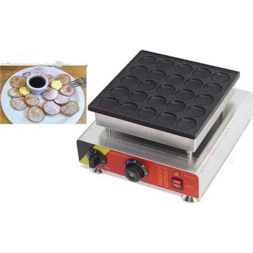 110V/220V Commercial Electric 25pcs Non-stick Pancake Machine Waffle Maker EU/AU/UK/US Plug