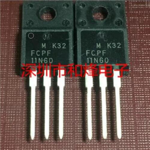 Free shipping 20PCS FCPF11N60 TO-220F 650V 11A