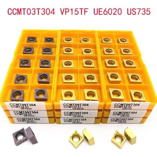 CCMT09T304 US735 Internal Turning Tools CCMT09T304 Carbide insert Lathe cutter Tool turning insert