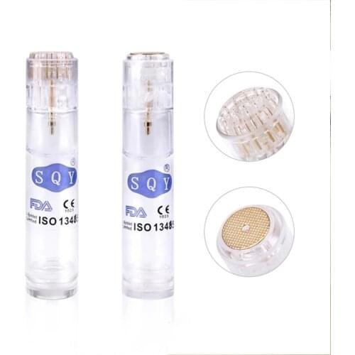 Derma Roller Titanium Tips Microneedle 0.25/0.6/1.0 mm|Automatic Gold Derma Stamp,Skin Care Anti Aging Serum Injection Reusable