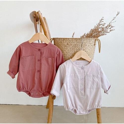 Infant Baby Romper Spring Autumn Toddler Baby Clothes Romper Newborn Baby Girl Printing Romper Long Sleeves Romper