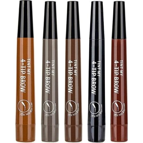 Eye Brown Makeup, Eyebrow Pencil with a Micro-Fork Tip Applicator Creates Natural Looking Brows Effortlessly and Stays on