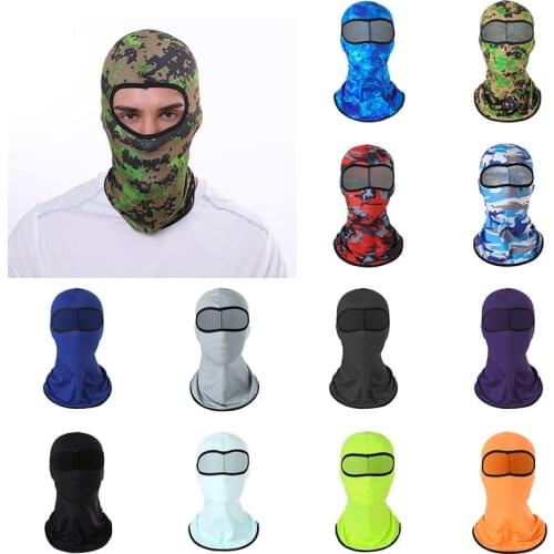 Summer Ice Silk Face Mask Cycling Tactical Face Shield Mascara Ski Mask Cagoule Visage Full Face Scarf Mask Bicycle Cap Mask